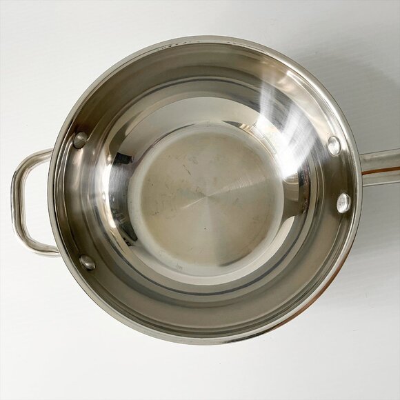 Wolfgang Puck Wok Stir Fry Pan Stainless Steel High Sided Double Handle Cookware - Picture 7 of 7
